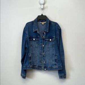 Roebuck & CO Classic Blue Denim Jacket for Women Size XL
